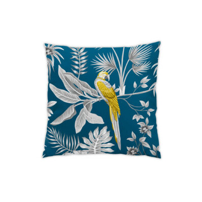 Coussin Perroquet 6 - Bleu