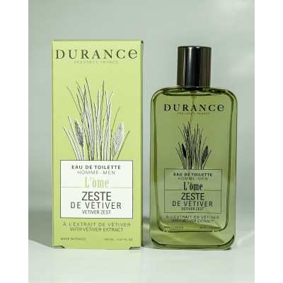 Eau de toilette Durance Zeste de Vétiver